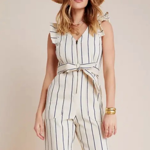Women’s Anthropologie Hedda Jumpsuit Size 0 - Picture 2 of 11